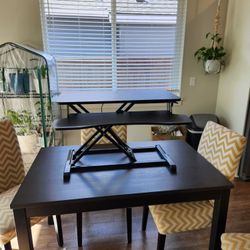 Standing Desk Riser And Anti Fatigue Mat