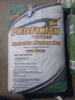 Pro Finish Super Strength Mortar 94 Pounds 8 Bags