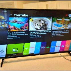 50" LG 4K Smart TV (Excellent Condition)