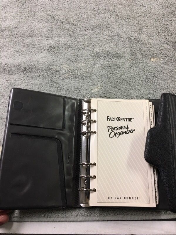Day runner fact centre personal organizer