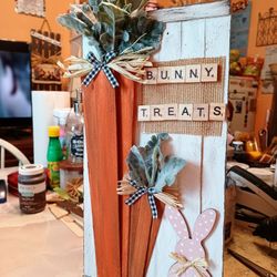 Cute Easter Sign,  15"1/2 Inches Tall