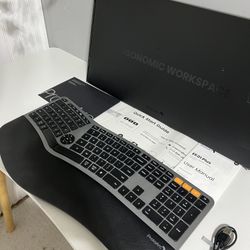 Ergonomic Wireless Keyboard 