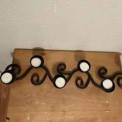 Candle Holder With Candles.
