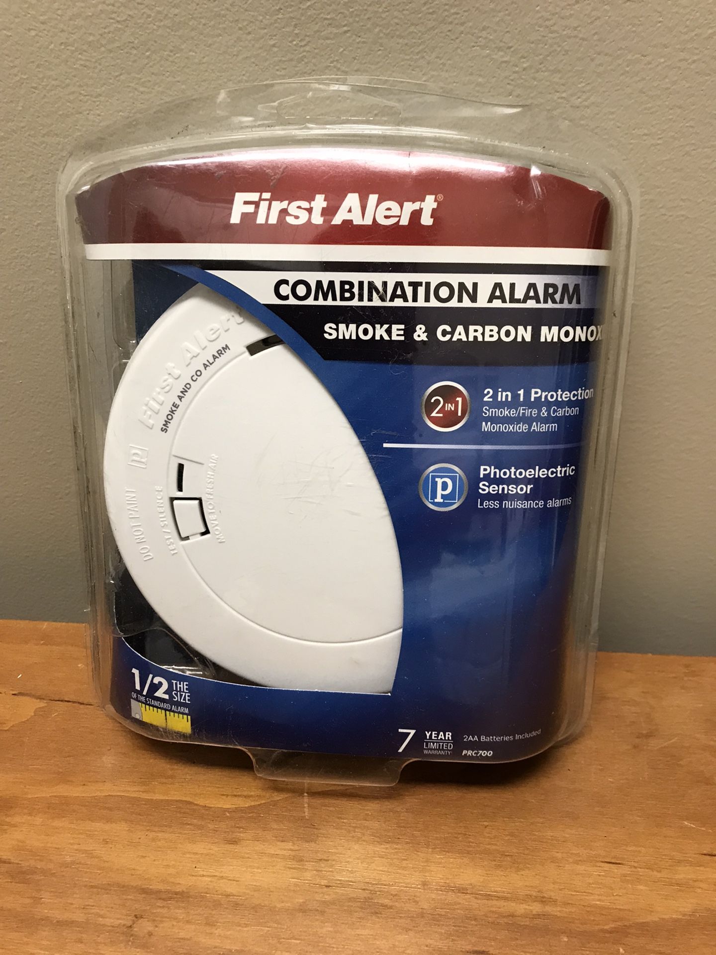 New-First alert Smoke + Carbon Monoxide Detector