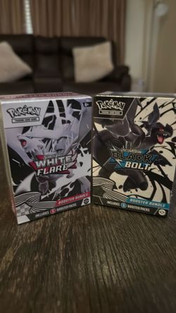 White Flare and Black Bolt Booster Bundles