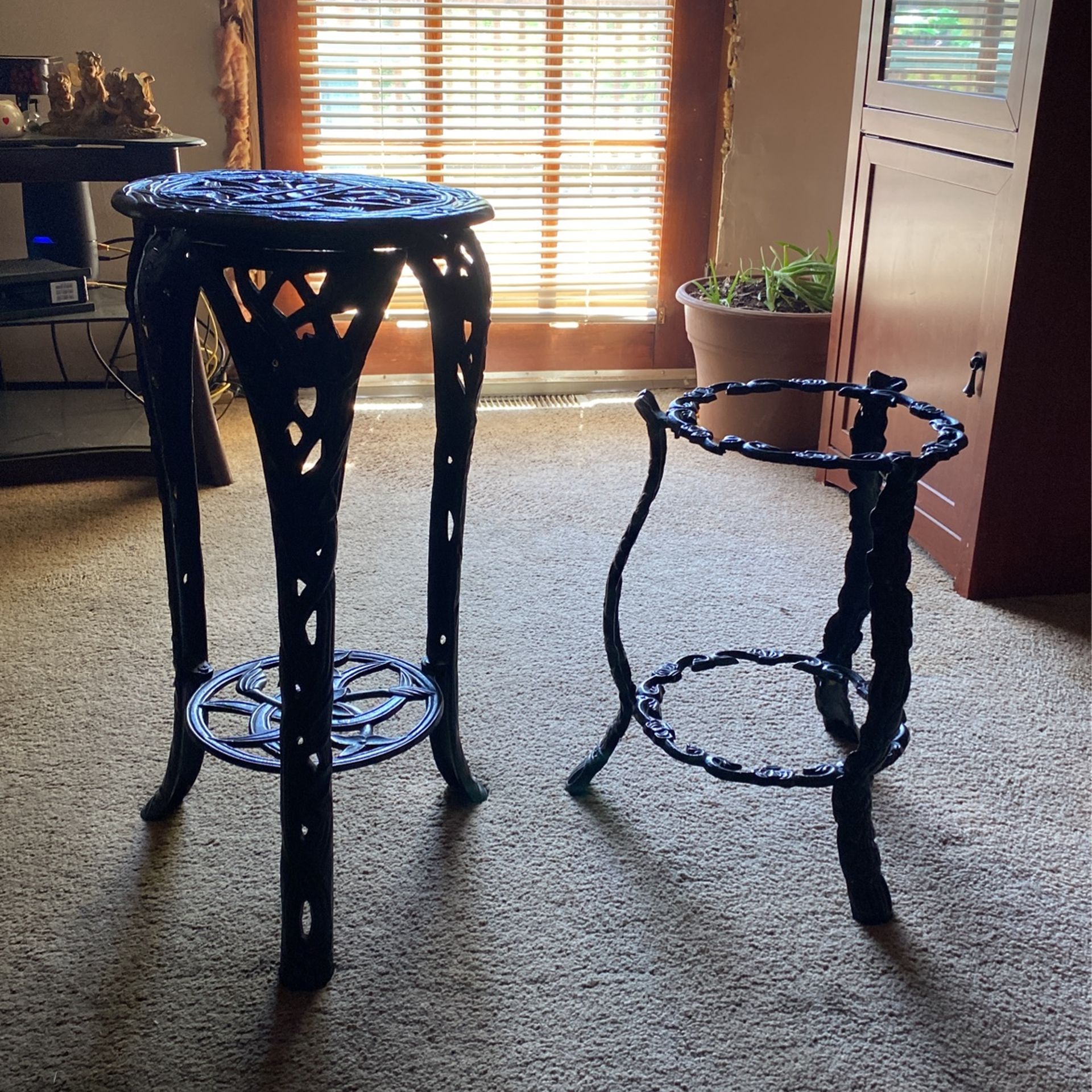 Wrought Iron Plant Stands 