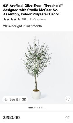 Faux Olive tree