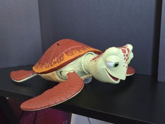 Disney Pixar Finding Nemo Chat N Cruise Crush Talking Sea Turtle 2022 Mattel Toy