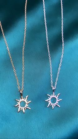 Sun necklaces