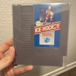 Ice Hockey (NES, 1988) Authentic Tested Cartridge. With protector