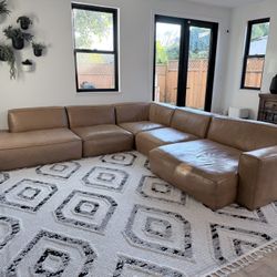 Large Premium Leather Sectional