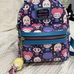 Disney Hocus Pocus Back Pack And Wallet Chibi 