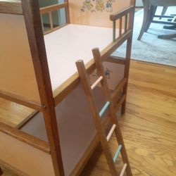 Vintage Doll Bunkbeds, American Girl Sized