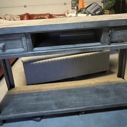 Gray Console Table 
