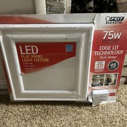 New 15 inch LED dimmable flat panel light fixture