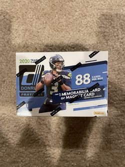 Panini Donruss football 2020 trading cards blaster box