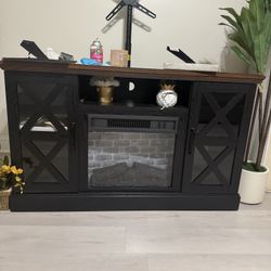 Tv Stand With Electric Heater 