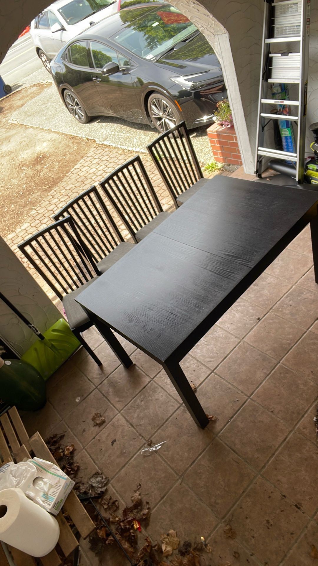 IKEA BJURSTA Table Extendable Including 6 Chairs