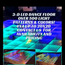 LED MAGNETIC 3-D Dance Floor 