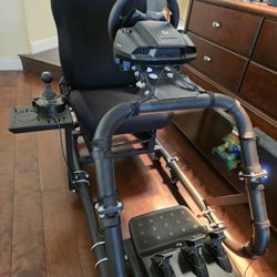 Logitech TRUEFORCE Racing System with Shifting control and adjustable racing seat