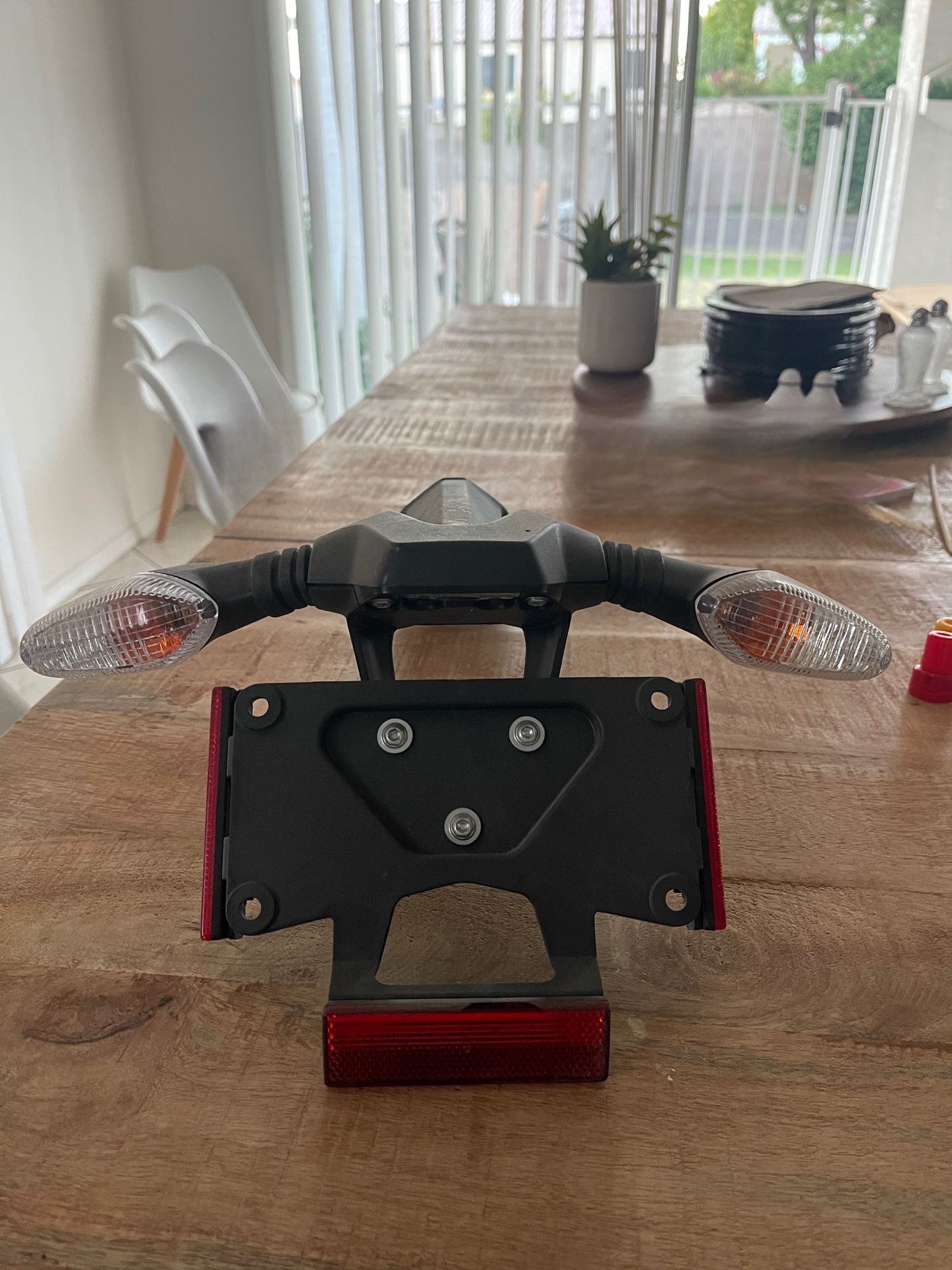 Suzuki Ducati Rear Tail Lights License plate Holder