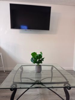 Glass Coffee  Table, TV Stand, End Table 3 Piece Set
