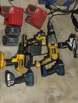 dewalt/assorted drills