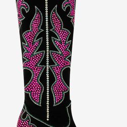 Wetkiss Rhinestone Boots