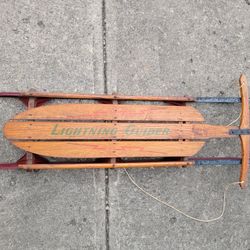 RARE Vintage 1950's Lightning Guider Sled