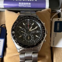 Seiko Pilot Chronograph Watch