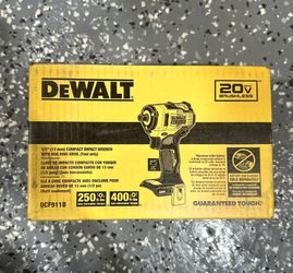 New Dewalt 1/2 Impact Tool Only 