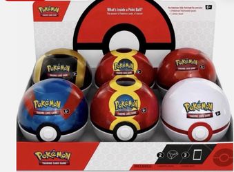 Pokeball tins  case of 6