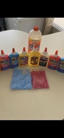 SLIME kits and cases of glue