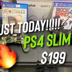 JUST TODAY!!!!! PS4 SLIM 