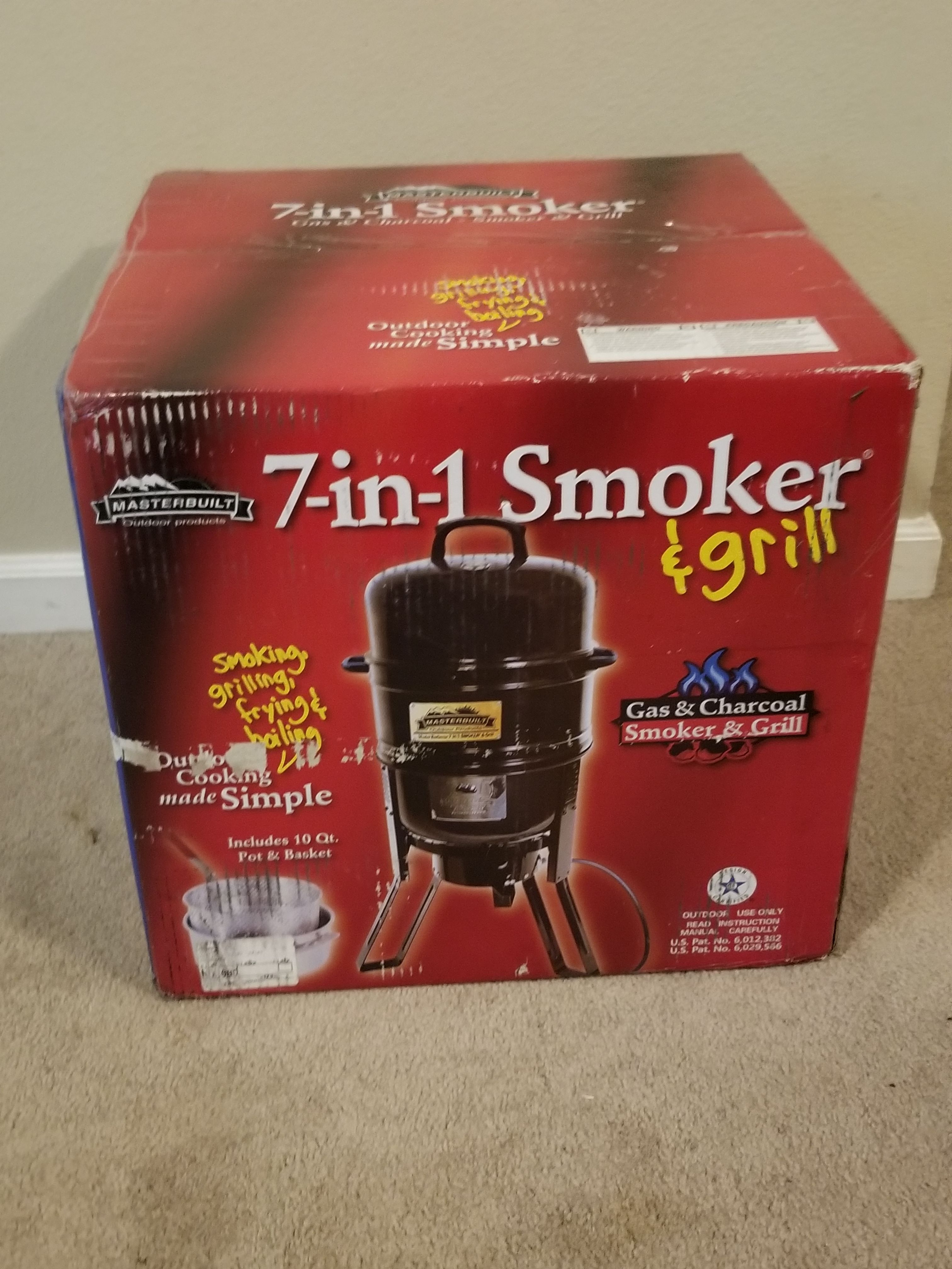 Masterbuilt 7-in-1 Smoker and Grill. New in box