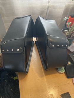 Vulcan Leather  Saddle Bags