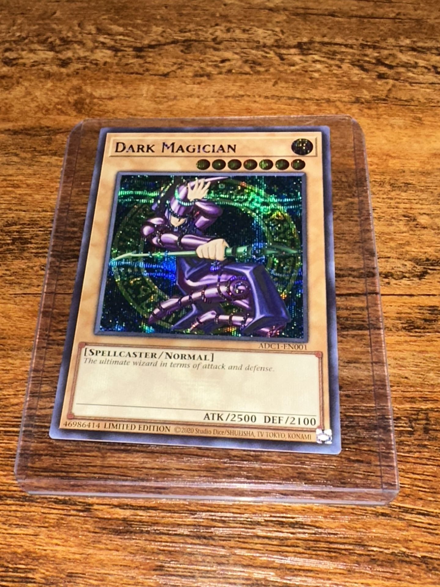 Yu Gi Oh Dark Magician ADC1 EN001 Adidas Promo Card