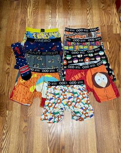 Lot of Mens Character Boxer Briefs Shorts Size M/L