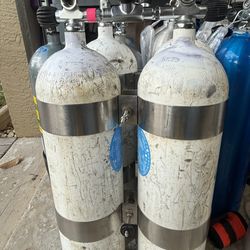 Faber double lp steel 85 scuba tanks