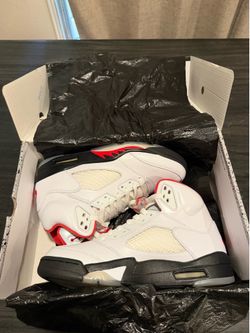 Men  Air Jordan 5s “FIRE REDS”