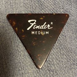 Vintage Fender Medium Pick & National Thumb Pick