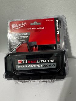 NEW - Milwaukee M18 18-Volt Lithium-Ion High Output Battery Pack 6.0Ah