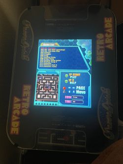 Table Top Arcade Game With Over 1000 Games Including Mrs Pac-Man