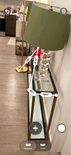 Sidewall glass and metal table