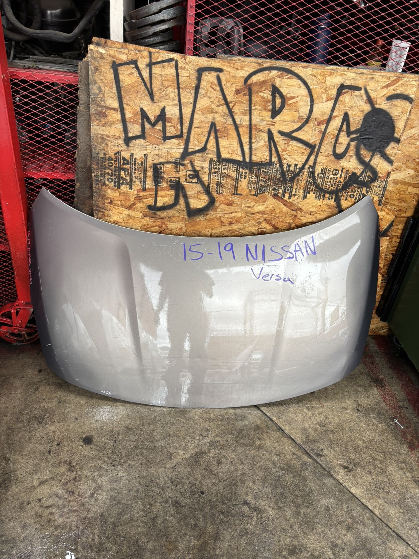2015 2019 Nissan Versa Hood