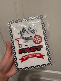 Two fast stand up sign