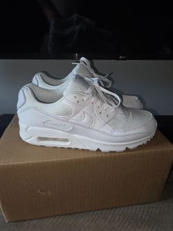 Nike Air Max 90 Triple White Sneakers