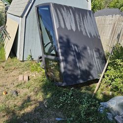 Black Chevy Shortbed Camper
