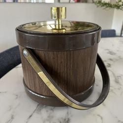 Mid Century Modern Ice Bucket 