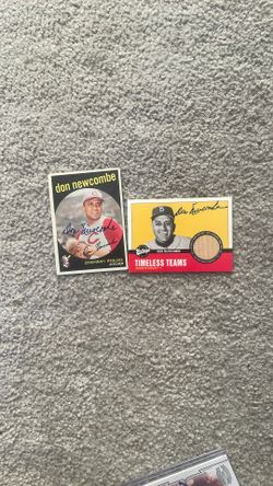 Don Newcombe Signed Cards